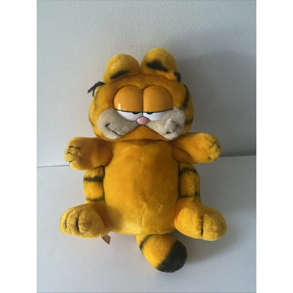 Garfield Cat Puppet 12 Inch Stuffed Plush Doll Figure Toy VTG Show Movie Dakin - Picture 1 of 9
